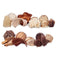Decorative Potpourri Wit Bruin 19 x 40 x 14 cm (8 Stuks)