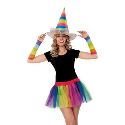 Hoed Rainbow My Other Me Één maat 58 cm