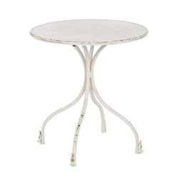 Bijzettafel Crème Ijzer 70 x 70 x 75 cm