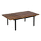 Hoofdtafel ABNER Ijzer Mangohout 110 x 60 x 40 cm