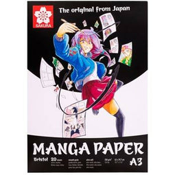 Drawing pad Talens Sakura Manga 250 g/m² 20 Lakens