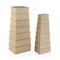 Set van opstapelbare opbergboxen Versa Hout Karton 15 Onderdelen 35 x 16,5 x 43 cm