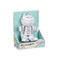 Knuffel om in te kleuren Wit Zwart Stof 16 x 18 x 13 cm Kikker (8 Stuks)