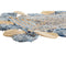 Tapijt DKD Home Decor Blauw Bruin Indiaas (60 x 240 x 1 cm)