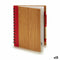 Spiraalnotitieblok met Pen Bamboe 1 x 18 x 14 cm (12 Stuks)