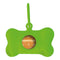 Hondetas Dispenser United Pets Bon Ton Neon Hond Groen (8 x 4,2 x 5 cm)