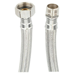 Slang Fontastock Roestvrij staal AISI 304 EPDM Mannelijk 1/2" - Vrouwelijk 3/4" 25 cm