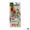 Penselen Multicolour Set Haar Blik Plastic (12 Stuks)