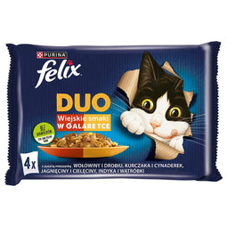 Felix Fantastic Duo vlees - rundvlees en gevogelte, kip en kinja, lam en kalfsvlees, kalkoen en l...