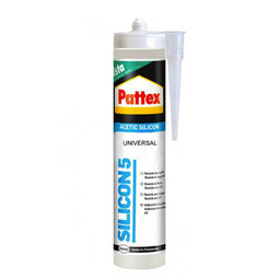 Siliconen Pattex Silicon 5 Universeel Transparant 280 ml