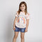 T-Shirt met Korte Mouwen voor kinderen Peppa Pig Licht Roze Maat 4 Jaar