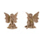 Decoratieve figuren Home ESPRIT Bruin Fee 14 x 12 x 15,5 cm (2 Stuks)