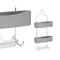 Douchehanger 28 x 60 x 14 cm Grijs Metaal Plastic (6 Stuks)