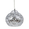 Plafondlamp 18 x 18 x 17,5 cm Kristal Zilver Ijzer