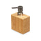 Zeepdispenser Zilverkleurig Bamboe Plastic 9,7 x 15 x 5,8 cm (12 Stuks)