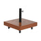 Voet voor Parasol DKD Home Decor Natuurlijk Zwart Metaal Graniet Beton (48 x 48 x 39 cm)