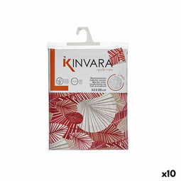 Tafelkleed Kinvara ANCARA-21520-13 Beige Kastanjebruin Dun canvas 140 x 180 cm Anti-vlek Lakens (...