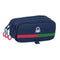 Pennenetui met 3 vakken Benetton Italy Marineblauw 21,5 x 10 x 8 cm
