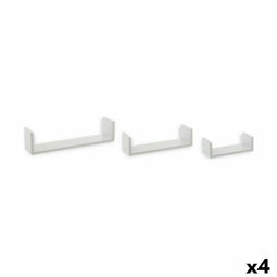Planken Confortime Hout MDF Set 3 Onderdelen (4 Stuks)