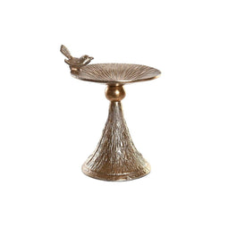 Kaarshouder DKD Home Decor 16 x 10 x 19 cm Champagne Aluminium