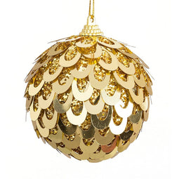 Kerstballen Gouden Plastic Polyfoam 6 x 6 x 6 cm (6 Stuks)