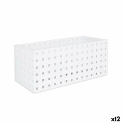 Ladevakken Confortime Wit 27,5 x 13,5 x 12,2 cm (12 Stuks)