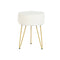 Voetensteun DKD Home Decor 34,5 x 34,5 x 48 cm Metaal Wit Modern