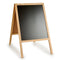 Bord 2 in 1 Wit Bruin Zwart Hout Metaal 44 x 70 x 3 cm (12 Stuks)