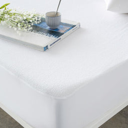Matrasbeschermer Naturals Wit Bed van 105 105 x 190/200 cm