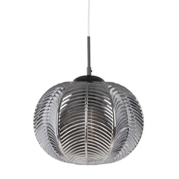 Plafondlamp 34,5 x 34,5 x 130 cm Kristal Grijs