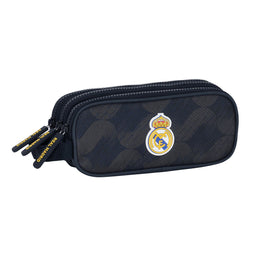 Pennenetui met 2 vakken Real Madrid C.F. Marineblauw 21 x 8.5 x 7 cm