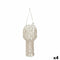Kaarshouder Macramé Wit Katoen 24 x 90 x 24 cm (4 Stuks)