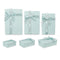 Set decoratieve dozen Groen Karton Lasso 3 Onderdelen