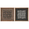 Schilderij Home ESPRIT Modern 40,2 x 4 x 40,2 cm (2 Stuks)