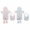 Kledingset DKD Home Decor Blauw Roze 0-6 Maanden Katoen Sterren (2 Stuks)