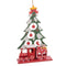 Kerstversiering Multicolour Hout MDF Kerstboom 20 x 12 x 4 cm