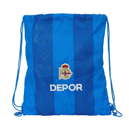 Rugtas met Koordjes R. C. Deportivo de La Coruña Blauw 35 x 40 x 1 cm
