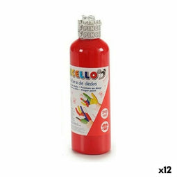 Vingerverf 200 ml Oranje 12 Stuks