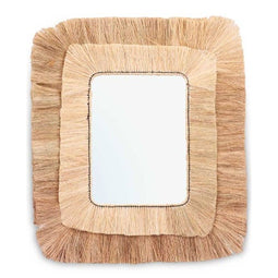 Wandspiegel Bruin Glas Kruid 95 x 85 x 3 cm