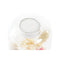 Kaarshouder DKD Home Decor Gedroogde bloem 8 x 8 x 11 cm Kristal Beige Kastanjebruin (2 Stuks)