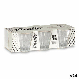 Set Shotglazen Glas 24 Stuks 40 ml