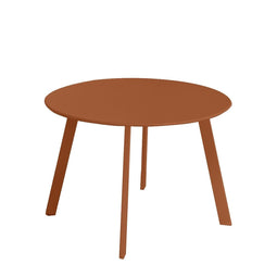 Tafel Marzia Terra cotta Staal 60 x 60 x 42 cm