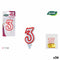 Kaarsenset Algon Rood (36 Stuks)