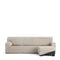 Hoes voor chaise longue met korte armleuning rechts Eysa JAZ Beige 120 x 120 x 360 cm