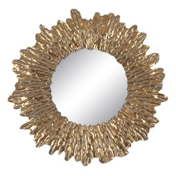 Wandspiegel Gouden Kristal Ijzer 75 x 5 x 75 cm