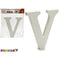 Decoratie Brief V (1,8 x 21 x 17 cm) (12 Stuks)
