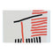 Schilderij DKD Home Decor Lines Abstract Modern 35 x 3 x 45 cm (4 Stuks)