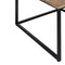 Set van 2 tafels Zwart Natuurlijk 60 x 60 x 42 cm (2 Stuks)