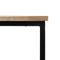 Set van 2 tafels Zwart Natuurlijk 60 x 60 x 42 cm (2 Stuks)