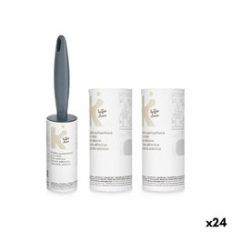Pluisverwijderend Wiel Better Clear Grijs 4 x 26 x 12,5 cm Set (24 Stuks)